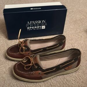 Sperry Anglefish Linen/Oat size 11